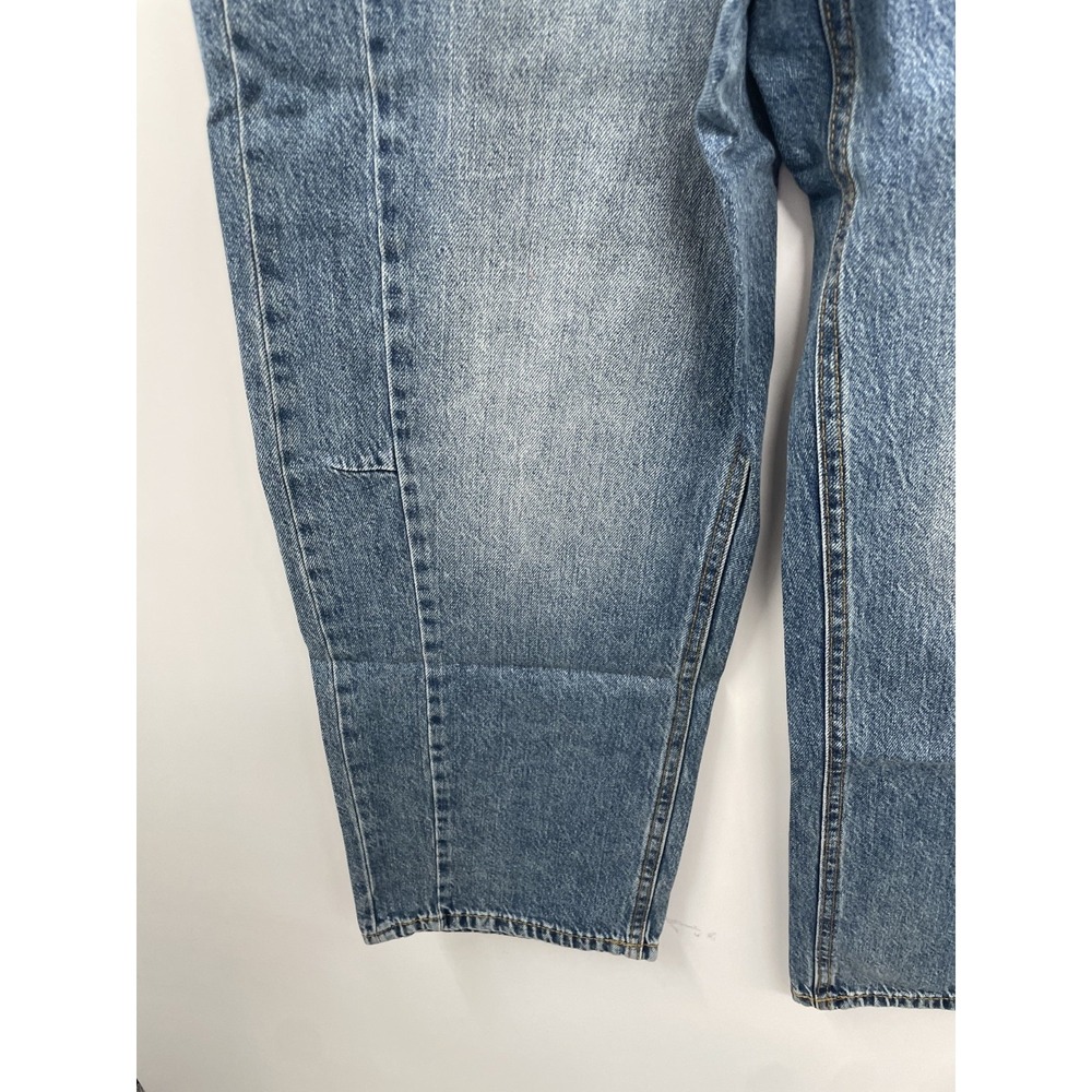 Lucky Brand Jeans Women's 6/28 Blue Denim Medium Wash Barrel Leg Streetwear NWT - Picture 13 of 16